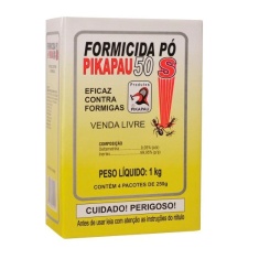 Formicida Pikapau Em Pó Rosa
