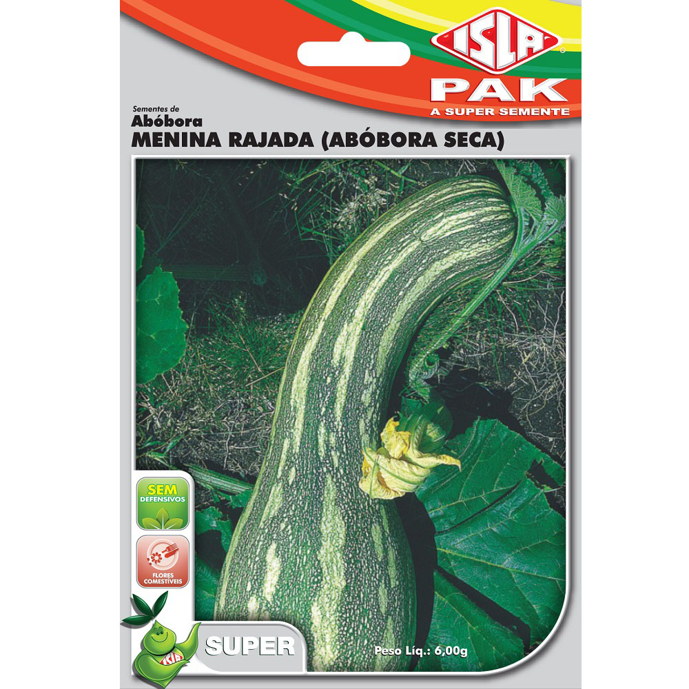 Semente Isla Super Abóbora Menina Rajada