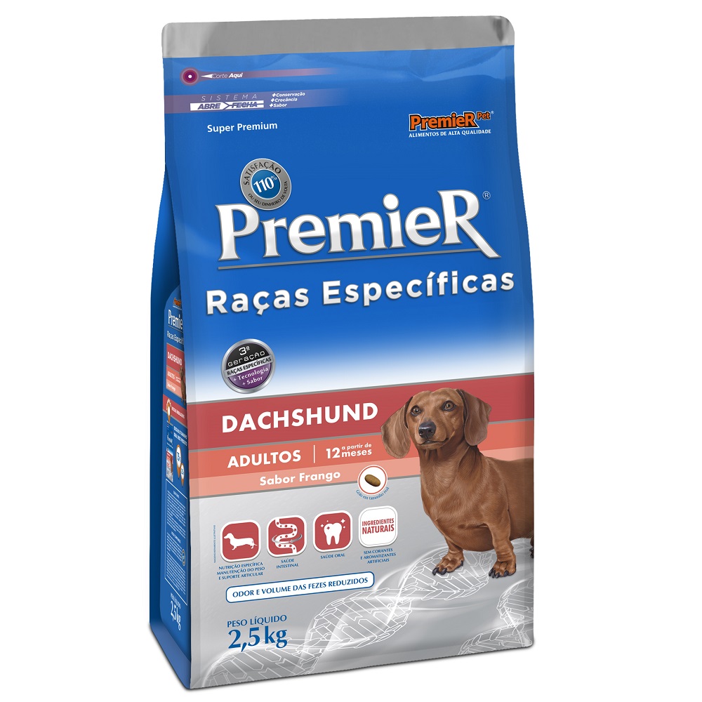 Ração Premier Raças Específicas Dachshund para Cães Adultos