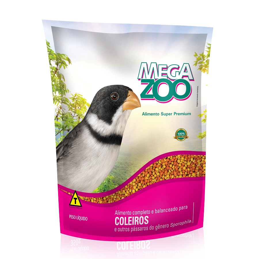 Ração Megazoo para Pássaros Coleiros