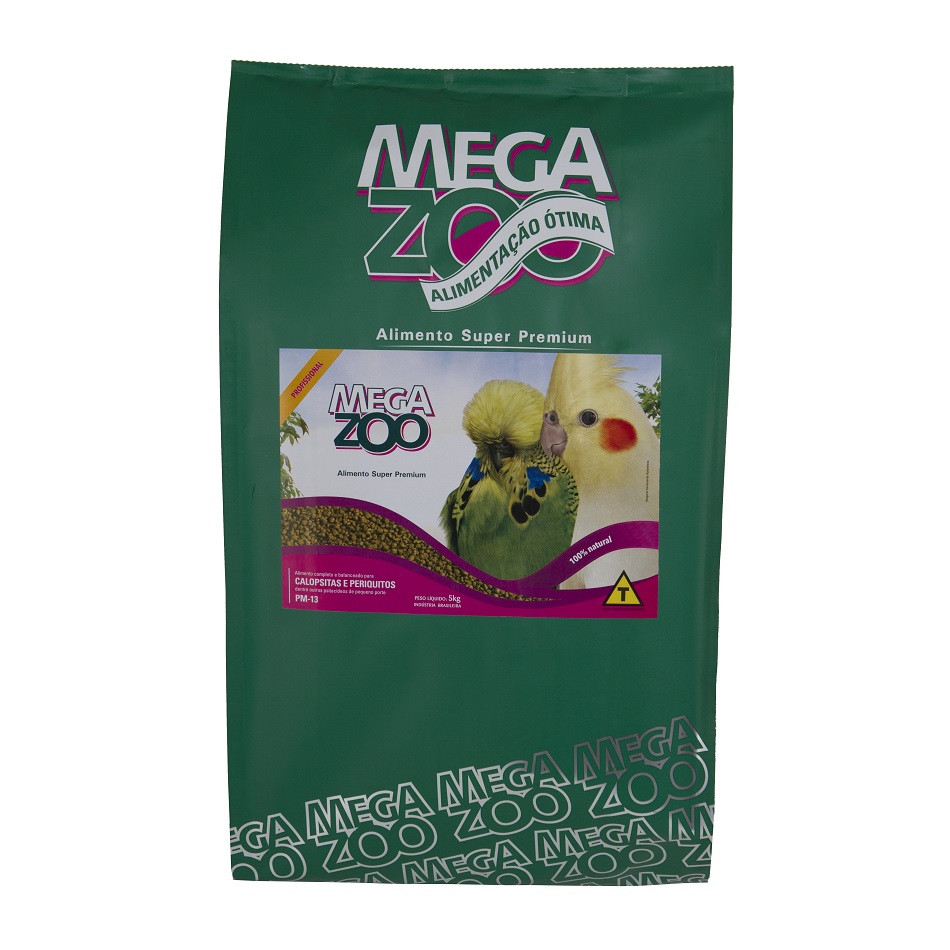 Ração Megazoo para Calopsitas e Periquitos