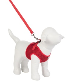 Peitoral Urban Puppy para Cães Colete Aerado Vermelho