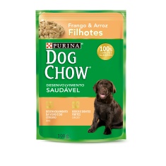 Ração Úmida Dog Chow Sachê para Cães Filhotes sabor Frango 100g