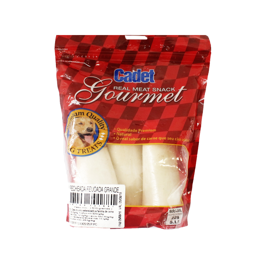 Osso Tibia Cadet Gourmet para Cães sabor Feijoada Recheada