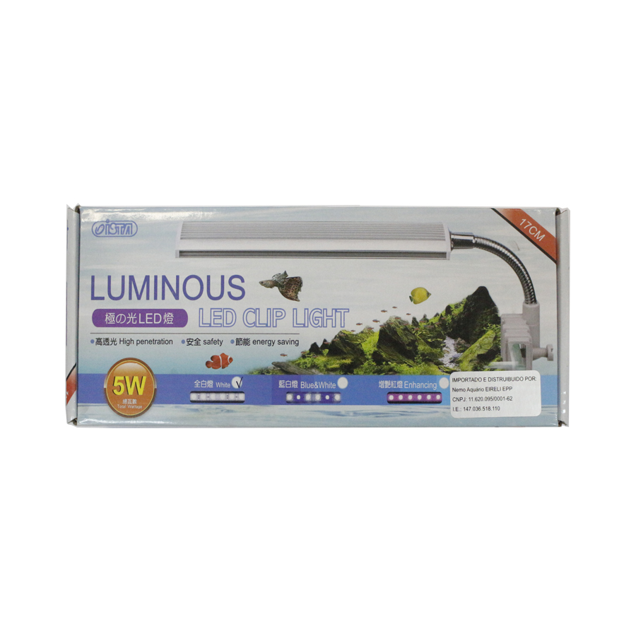 Luminária Ista Led Clip 17cm Branca