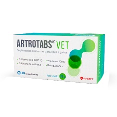 Suplemento Avert Artrotabs para Cães e Gatos 30 Comprimidos