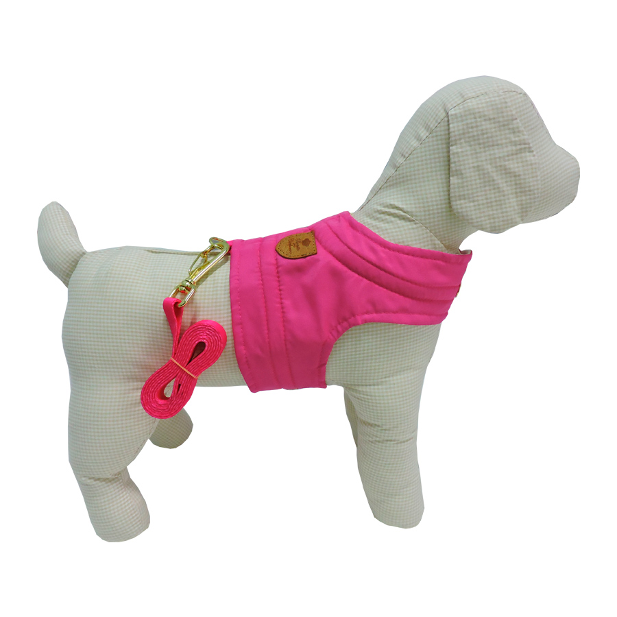 Colete Listra Bonito pra Cachorro para Cães Pink