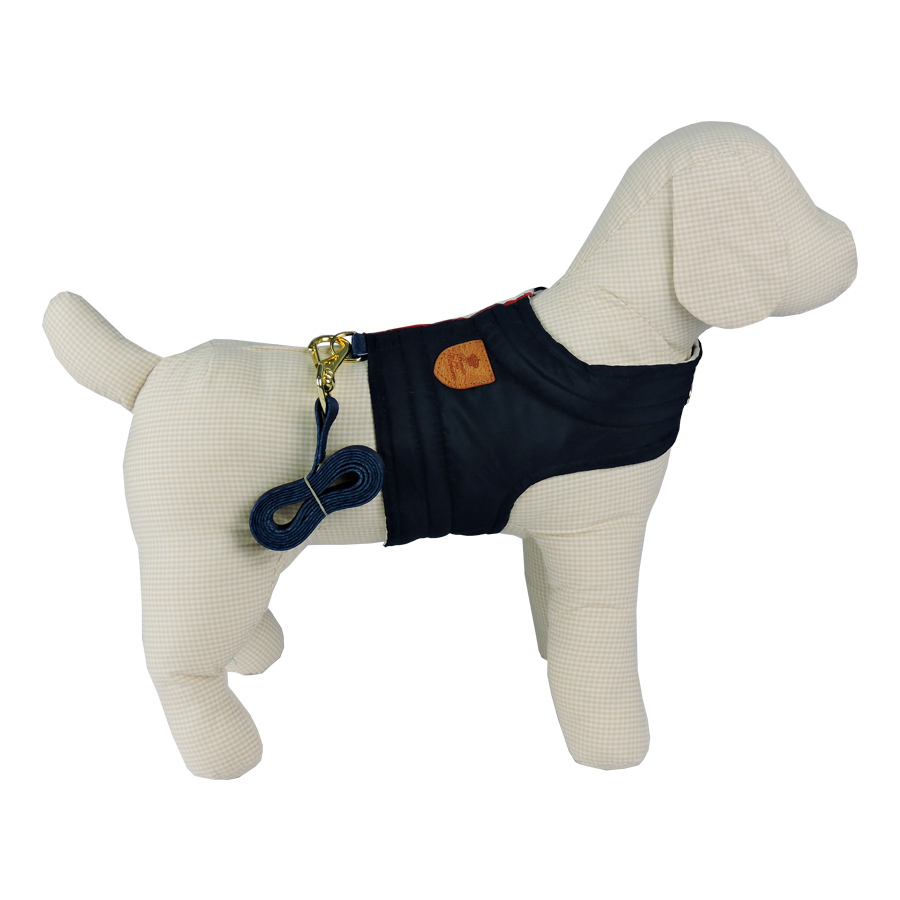 Colete Listra Bonito pra Cachorro para Cães Marinho