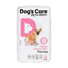 Fralda Higiênica Dogs Care Ecofralda para Cães Fêmeas 24 unidades