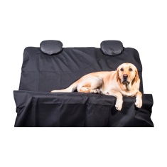 Capa Protetora para Banco Traseiro Car Fashion para Cães e Gatos Preta