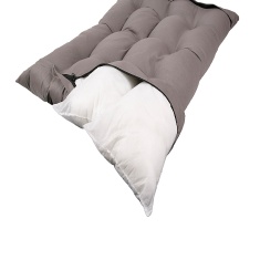 Almofada Lisa Gomo Sarja Urban Puppy para Cães e Gatos Cinza