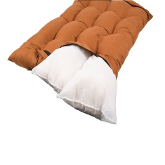 Almofada Lisa Gomo Sarja Urban Puppy para Cães e Gatos Ocre