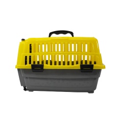 Caixa de Transporte Pet Injet Love Travel Amarela Tamanho 1