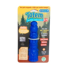 Brinquedo Mordedor Pet Games Totem Nylon Azul para Cães
