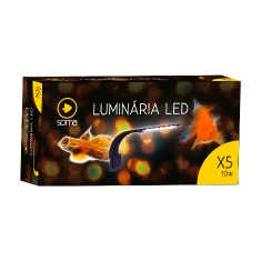 Luminária Soma LED X5 10W para Aquário Branca e Azul