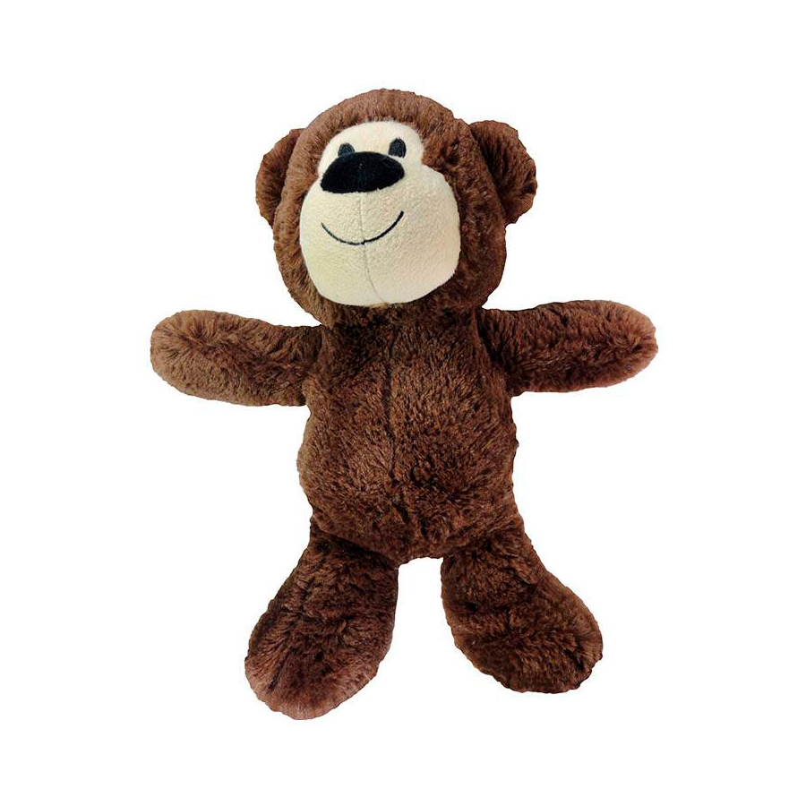 Brinquedo de Pelúcia Jambo Happy Bear para Cães Marrom