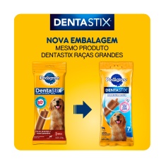 Petisco Pedigree Dentastix Cuidado Oral Para Cães Adultos Raças Grandes 7 Unidades