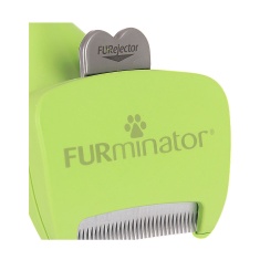 Rasqueadeira Furminator Verde para Cães de Pequeno Porte e Pelo Curto