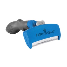Rasqueadeira Furminator Azul para Cães de Grande Porte e Pelo Longo