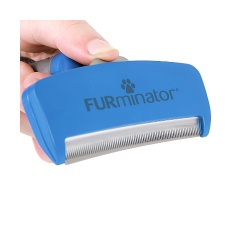 Rasqueadeira Furminator Azul para Cães de Grande Porte e Pelo Longo