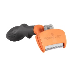 Rasqueadeira Furminator Laranja para Cães de Médio Porte e Pelo Curto