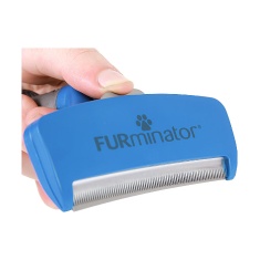 Rasqueadeira Furminator Azul para Cães de Grande Porte e Pelo Curto