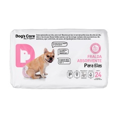 Fralda Higiênica Dogs Care Ecofralda para Cães Fêmeas 24 unidades