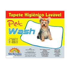 Tapete Higiênico Petwash Lavável Vermelho para Cães