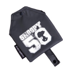 Capa de Chuva Zooz Pets Snoopy Preta para Cães