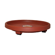 Prato com Rodas Okla Skate Terracota para Jardim