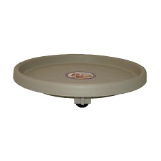 Prato com Rodas Okla Skate Cinza Taupe