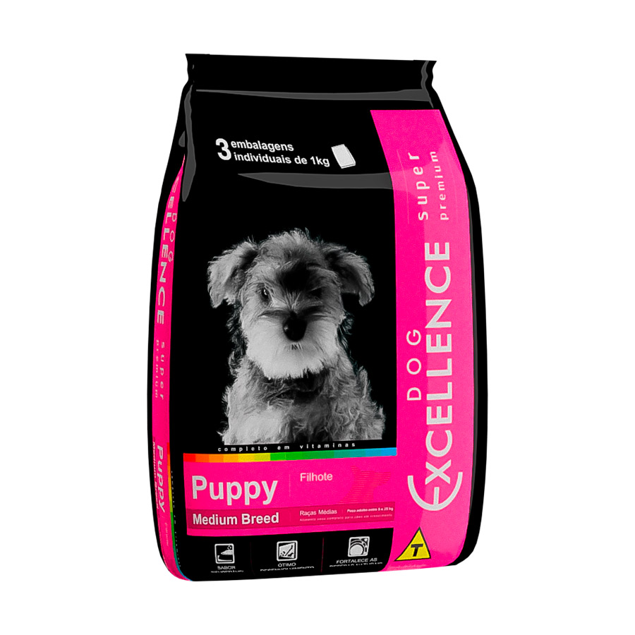 Ração Excellence para Cães Filhotes de Porte Médio