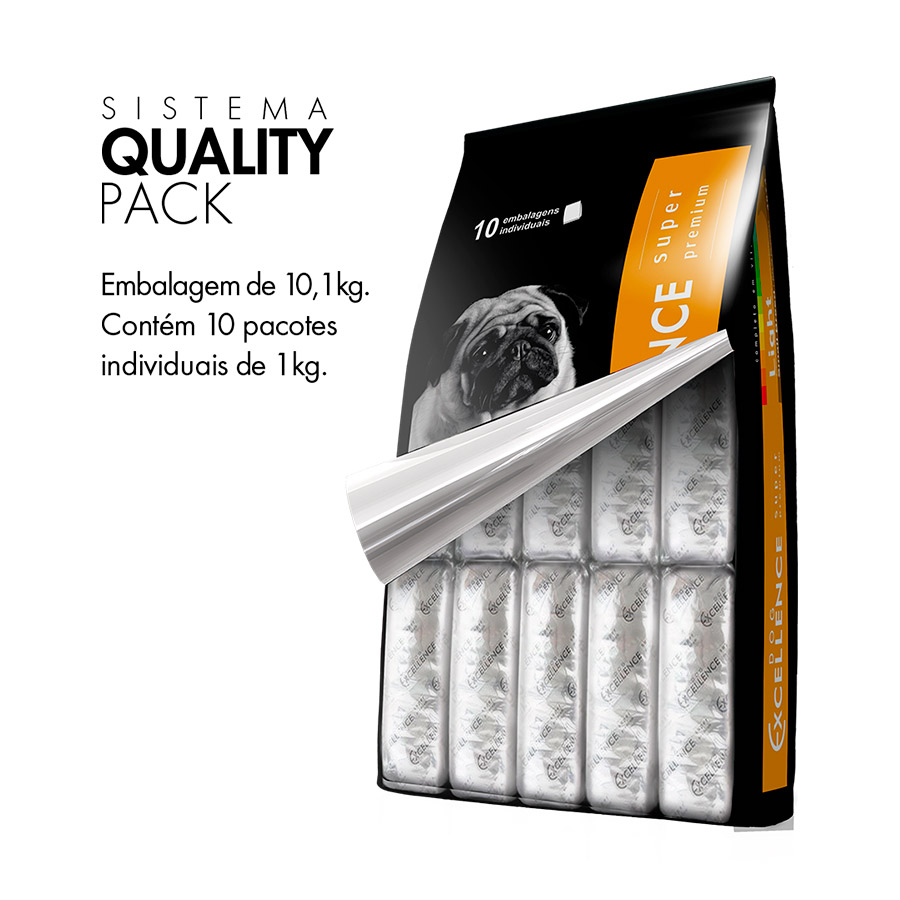 Ração Excellence Light para Cães Adultos de Porte Pequeno Sabor Frango e Arroz