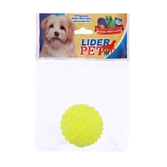 Brinquedo Líder Pet Bola Cravo para Cães - Cores Sortidas
