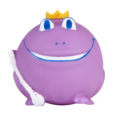 Brinquedo Líder Pet Sapo Rei para Cães - Cores Sortidas