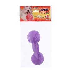 Brinquedo Líder Pet Halteres Pequeno para Cães - Cores Sortidas
