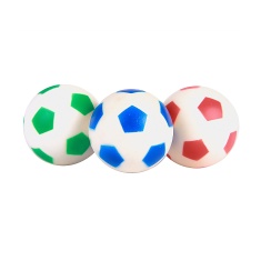 Brinquedo Líder Pet Bola de Futebol Pequena para Cães - Cores Sortidas