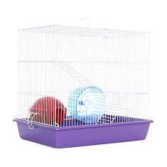 Gaiola Monaco com Escada para Hamster Lilás