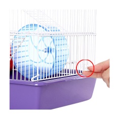 Gaiola Monaco com Escada para Hamster Lilás