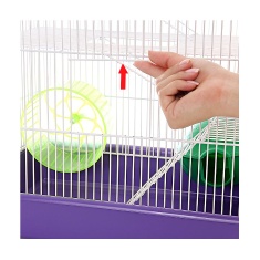 Gaiola Monaco Castelo para Hamster Lilás