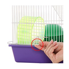 Gaiola Monaco Castelo para Hamster Lilás