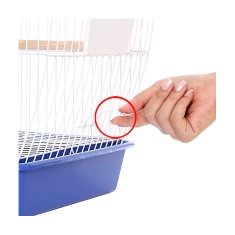 Gaiola para Pássaros Arco Top Master Azul Monaco