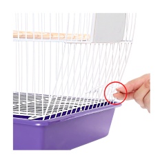Gaiola para Pássaros Arco Top Master Lilás Monaco