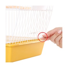 Gaiola para Pássaros Arco Top Master Amarela Monaco