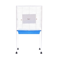 Viveiro Monaco Tubular para Pássaros Azul