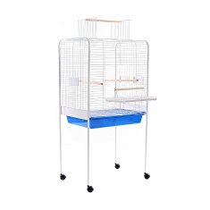 Viveiro Monaco Tubular para Pássaros Azul