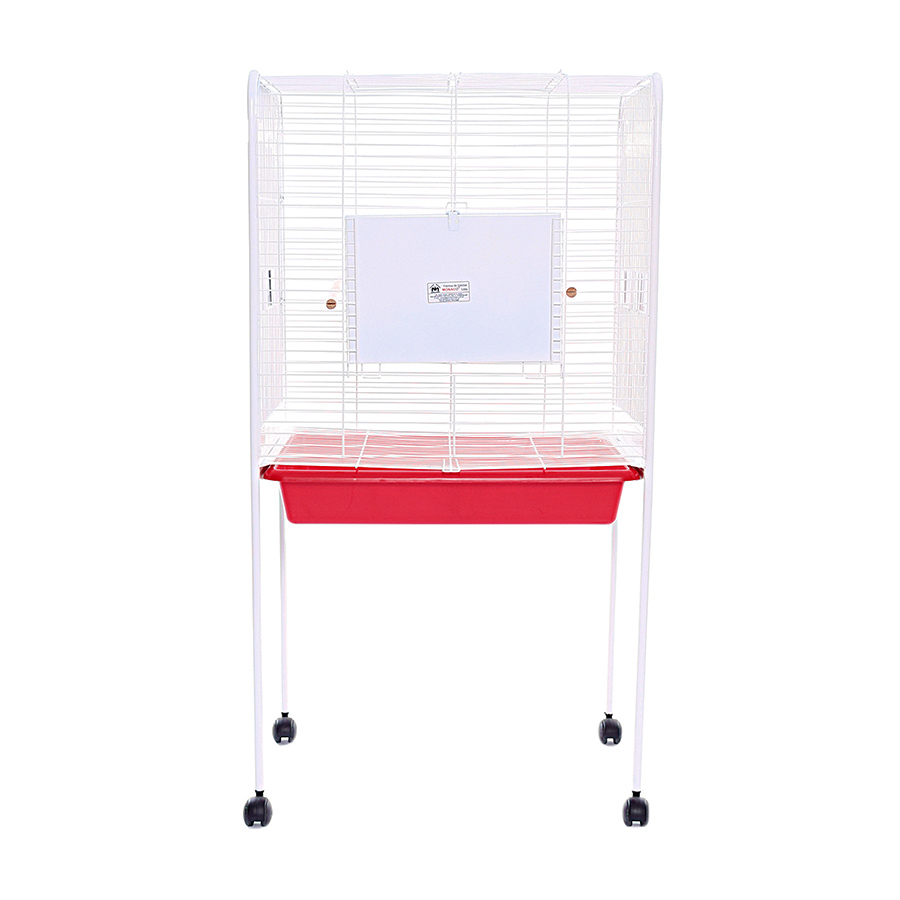 Viveiro Monaco Tubular para Pássaros Vermelho