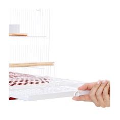 Gaiola Monaco para Calopsita Triplex Vermelha