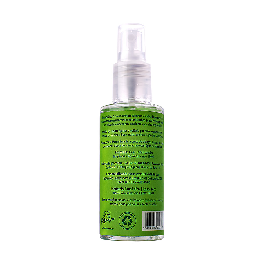 Perfume PetBamboo para Cães e Gatos 120ml