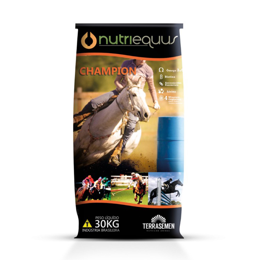 Ração para Equinos Terrasemen Nutriequus Champion 30kg | Petz